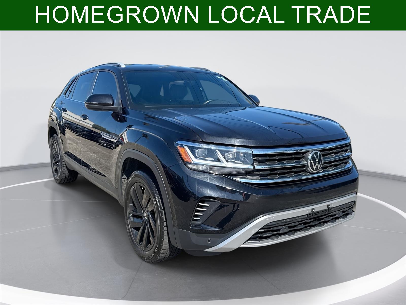 Deep Black Pearl 2020 Volkswagen Atlas Cross Sport SUV / Crossover Front-Wheel Drive Automatic