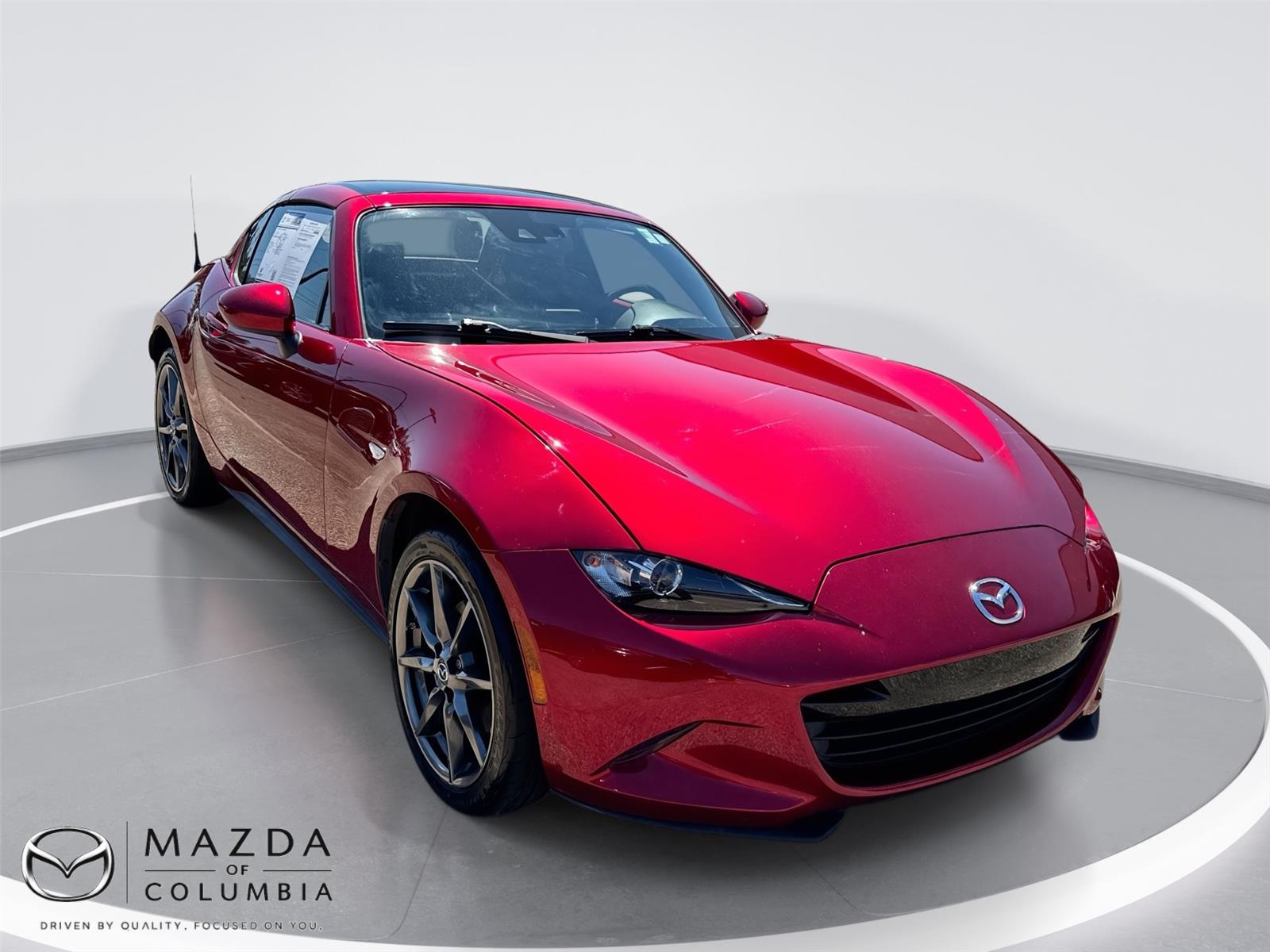 Soul Red Crystal Metallic 2019 Mazda MX-5 Miata RF Grand Touring RWD Convertible Rear-Wheel Drive Manual