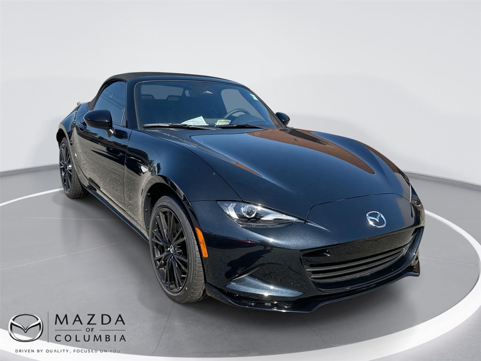 Jet Black Mica 2026 Mazda MX-5 Miata Club RWD Convertible Rear-Wheel Drive Manual