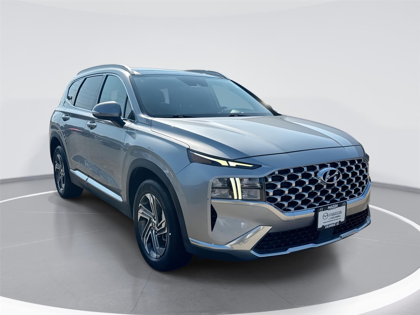 Shimmering Silver 2022 Hyundai Santa Fe SUV / Crossover Front-Wheel Drive Automatic