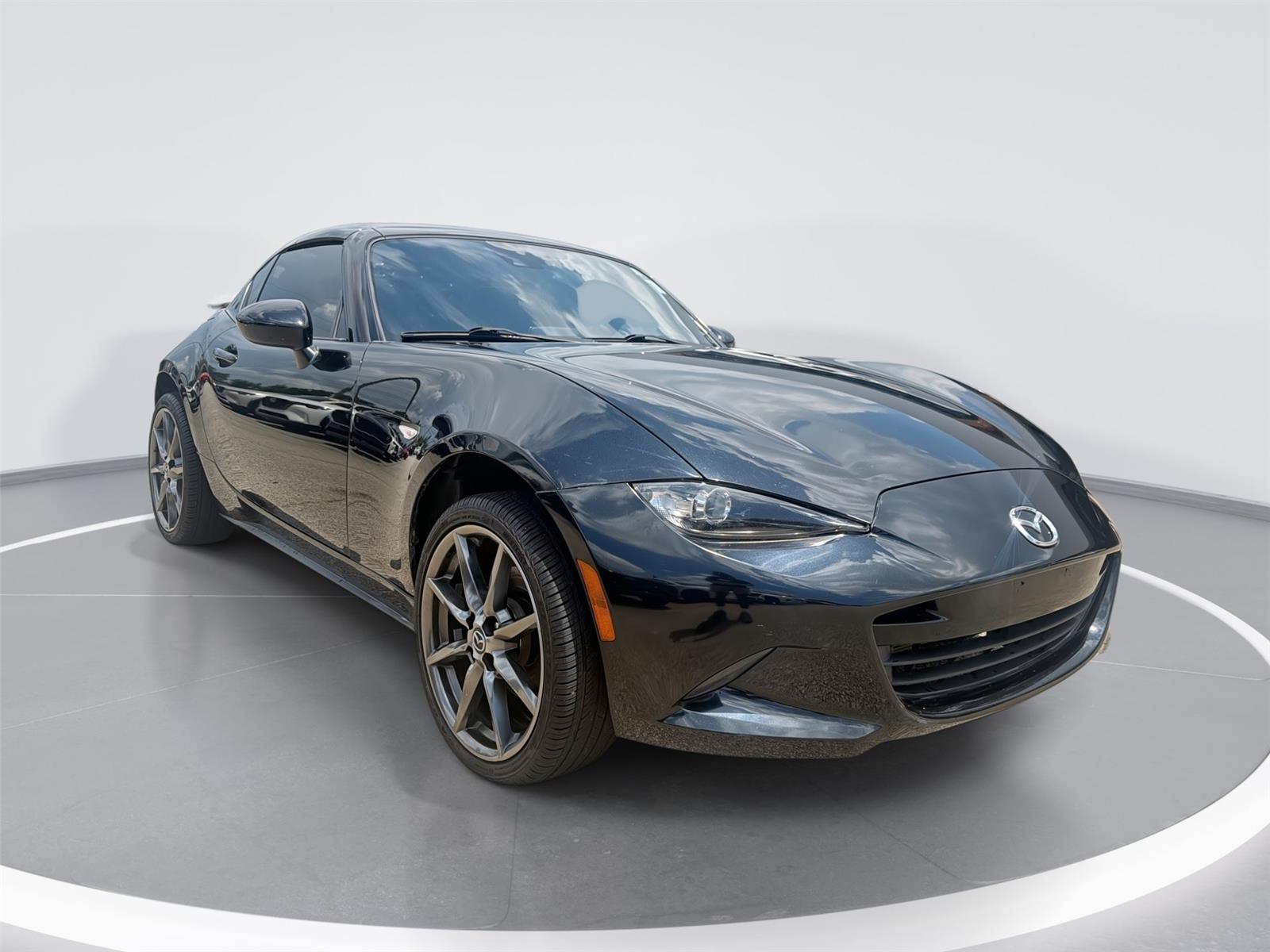 Jet Black Mica 2017 Mazda MX-5 Miata Convertible Rear-Wheel Drive Manual