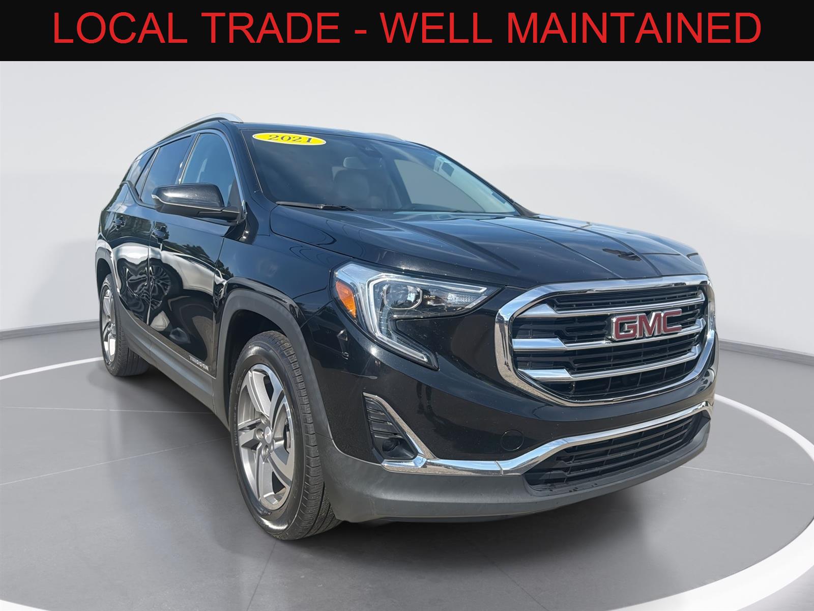 Black (Ebony Twilight Metallic) 2021 GMC Terrain SUV / Crossover Front-Wheel Drive 9-Speed Automatic Overdrive