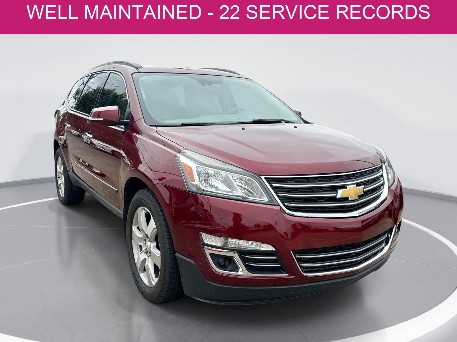 Siren Red Tintcoat 2016 Chevrolet Traverse SUV / Crossover Front-Wheel Drive 6-Speed Automatic