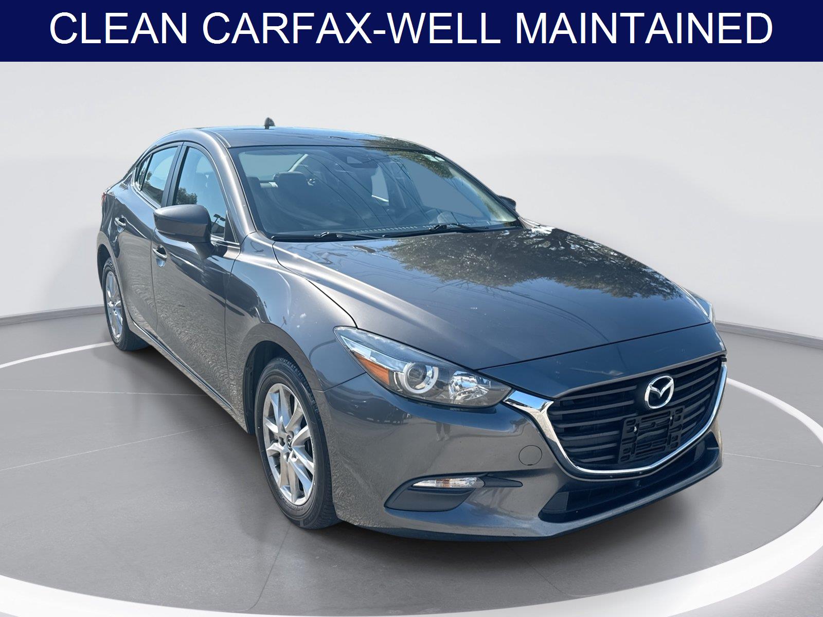 Machine Gray Metallic 2018 Mazda MAZDA3 Sedan Front-Wheel Drive Automatic