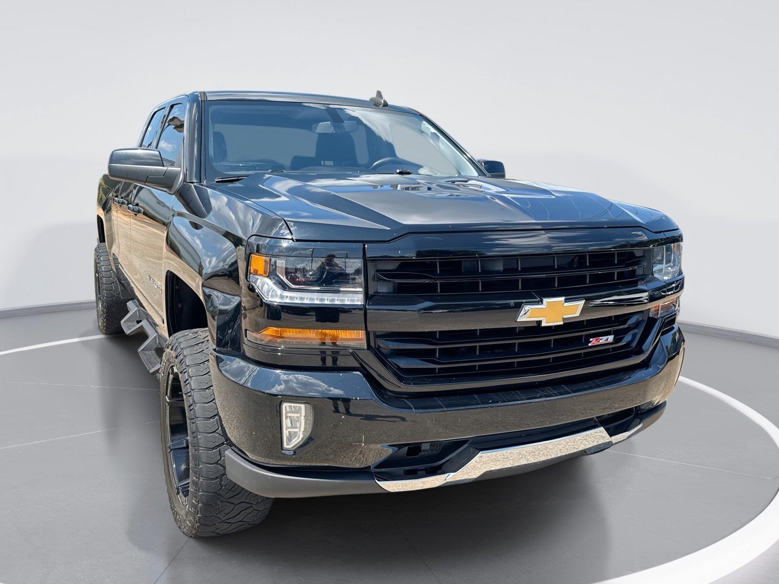 Black 2017 Chevrolet Silverado 1500 Pickup Truck Four-Wheel Drive 6-Speed Automatic