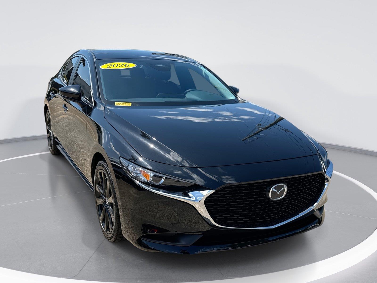 Jet Black Mica 2026 Mazda MAZDA3 Sedan Front-Wheel Drive Automatic