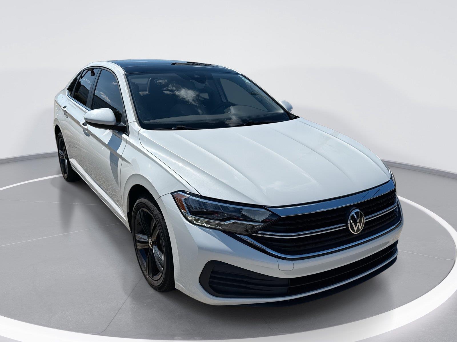 Opal White Pearl 2024 Volkswagen Jetta Sedan Front-Wheel Drive Automatic