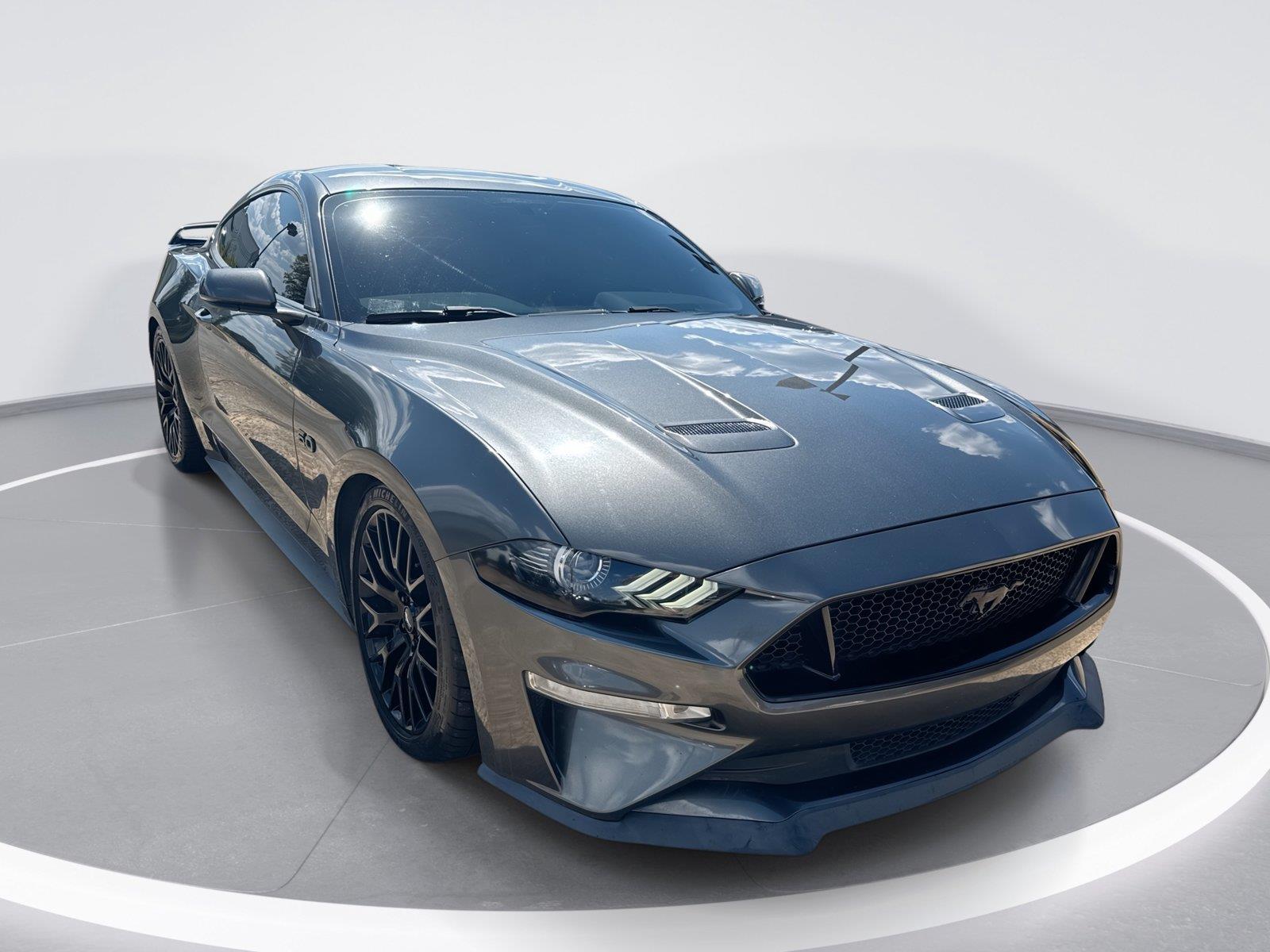 Gray (Magnetic) 2019 Ford Mustang Coupe Rear-Wheel Drive 6-Speed Manual