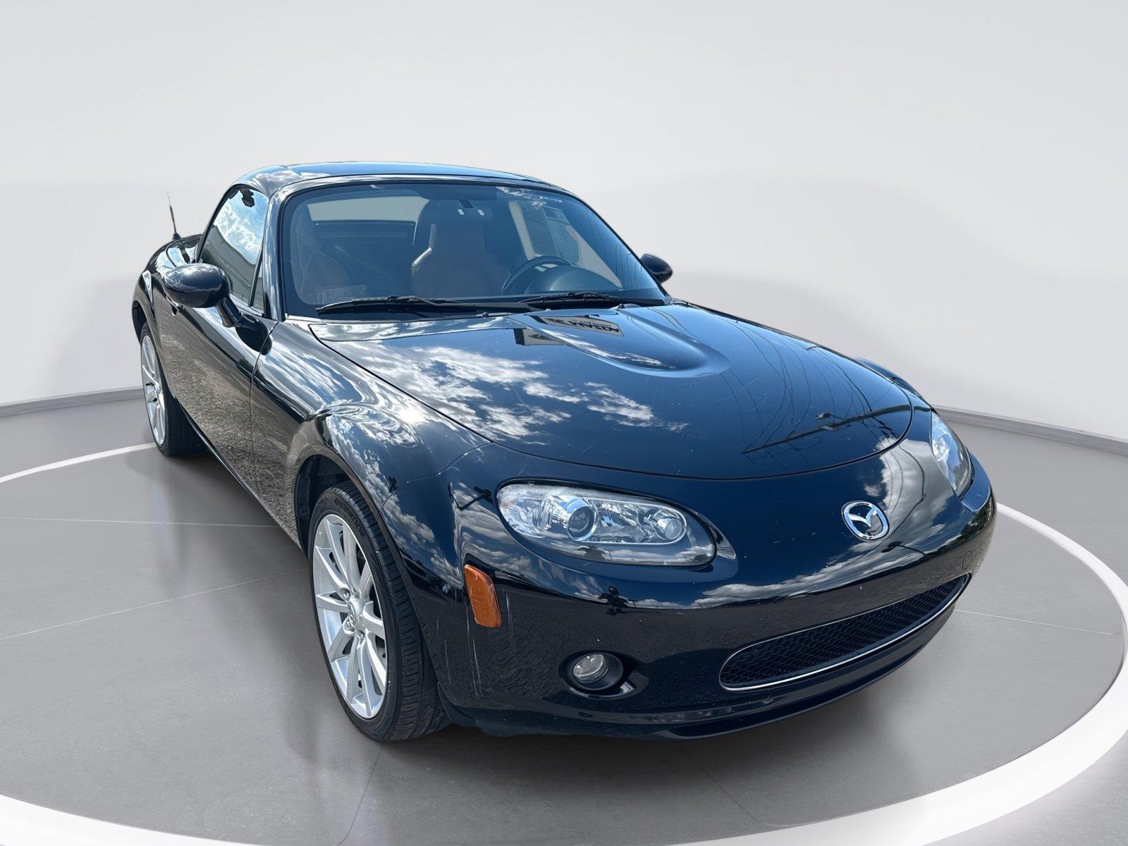 Brilliant Black 2008 Mazda MX-5 Miata Convertible Rear-Wheel Drive Automatic