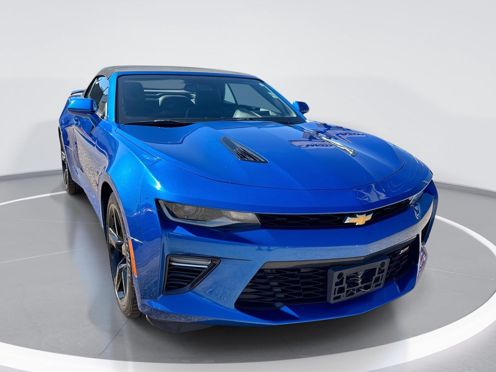Hyper Blue Metallic 2016 Chevrolet Camaro Convertible Rear-Wheel Drive 8-Speed Automatic