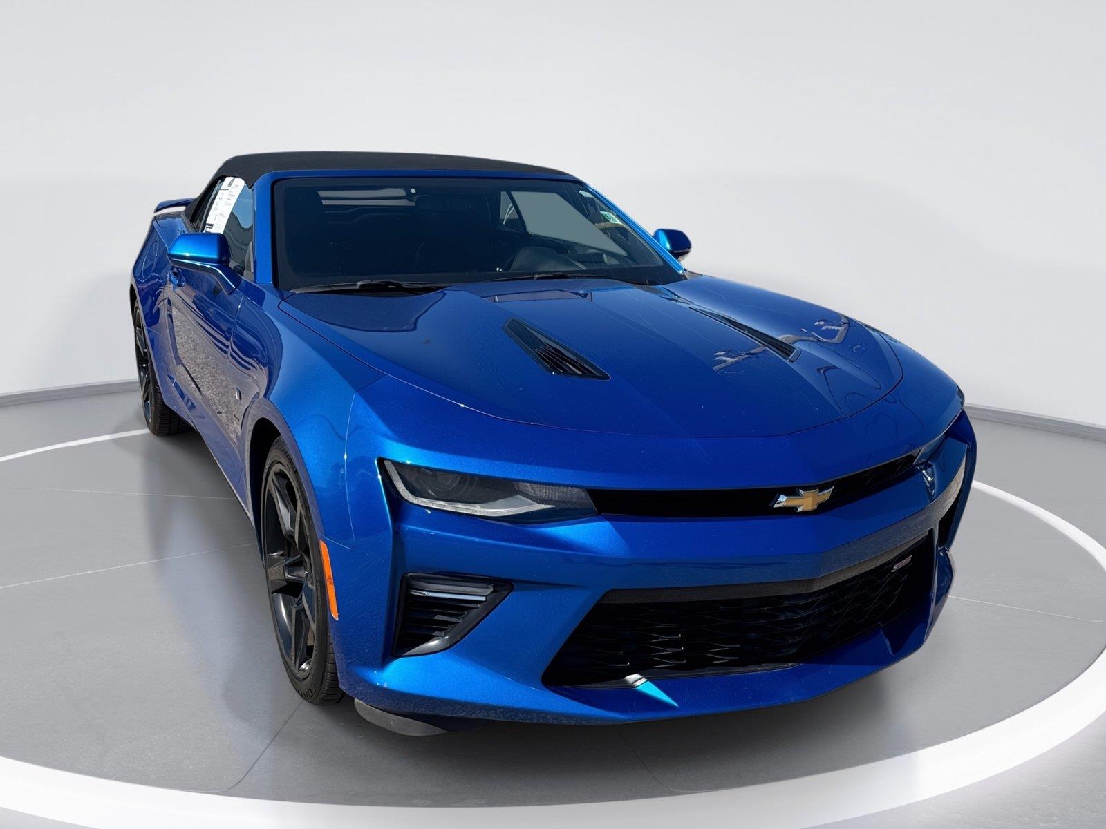 Hyper Blue Metallic 2016 Chevrolet Camaro Convertible Rear-Wheel Drive 8-Speed Automatic