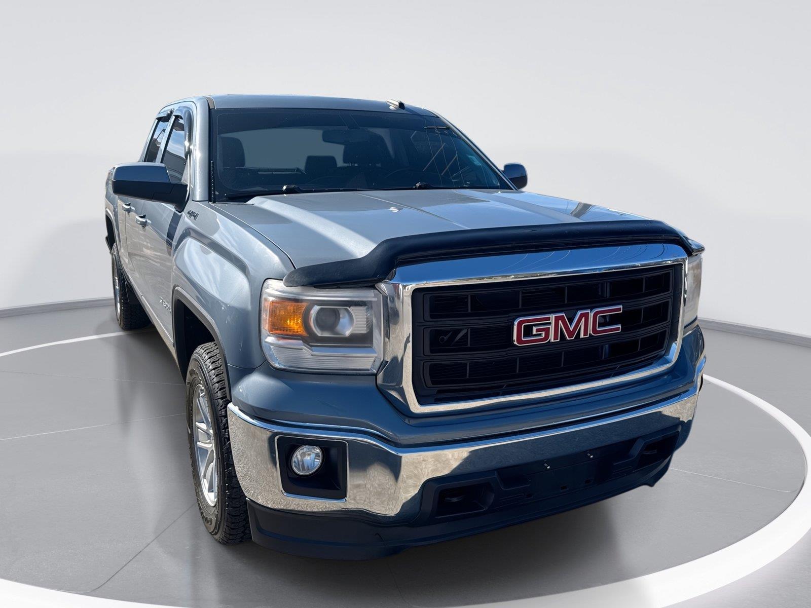 Stone Blue Metallic 2015 GMC Sierra 1500 Pickup Truck Four-Wheel Drive 6-Speed Automatic