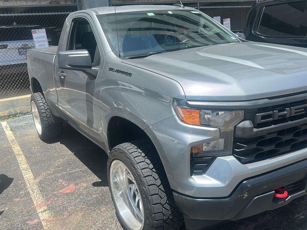 Sterling Gray Metallic 2024 Chevrolet Silverado 1500 Pickup Truck 4X2 8-Speed Automatic