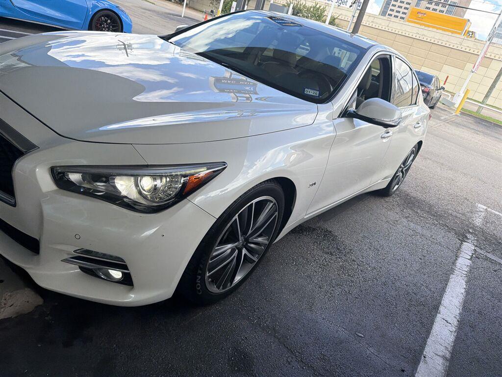 Majestic White 2016 INFINITI Q50 Sedan Rear-Wheel Drive Automatic