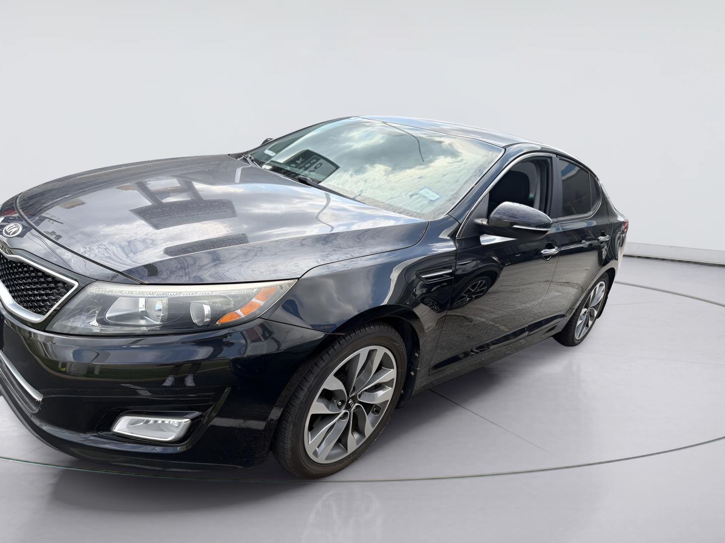 Ebony Black 2015 Kia Optima Sedan Front-Wheel Drive Automatic