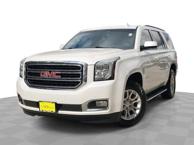 White Frost Tricoat 2018 GMC Yukon SLT RWD SUV / Crossover 4X2 6-Speed Automatic