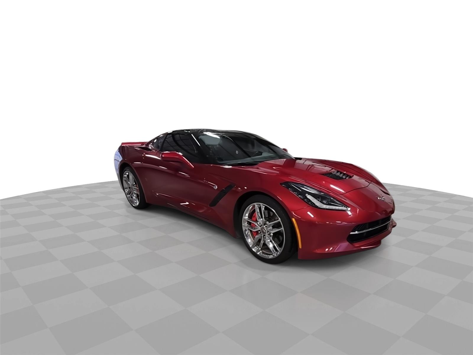 Red 2014 Chevrolet Corvette Stingray Z51 3LT Coupe RWD Coupe Rear-Wheel Drive 