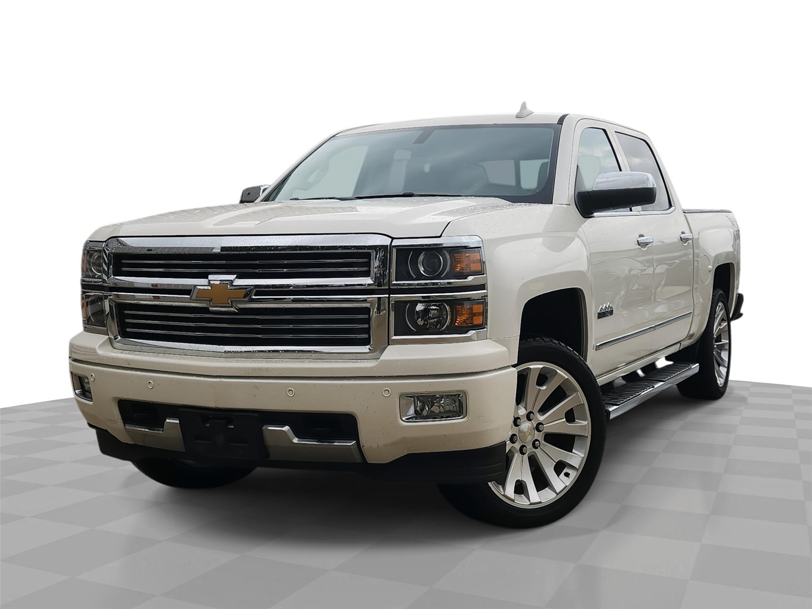 White Diamond Tricoat 2015 Chevrolet Silverado 1500 High Country Crew Cab 4WD Pickup Truck Four-Wheel Drive 8-Speed Automatic
