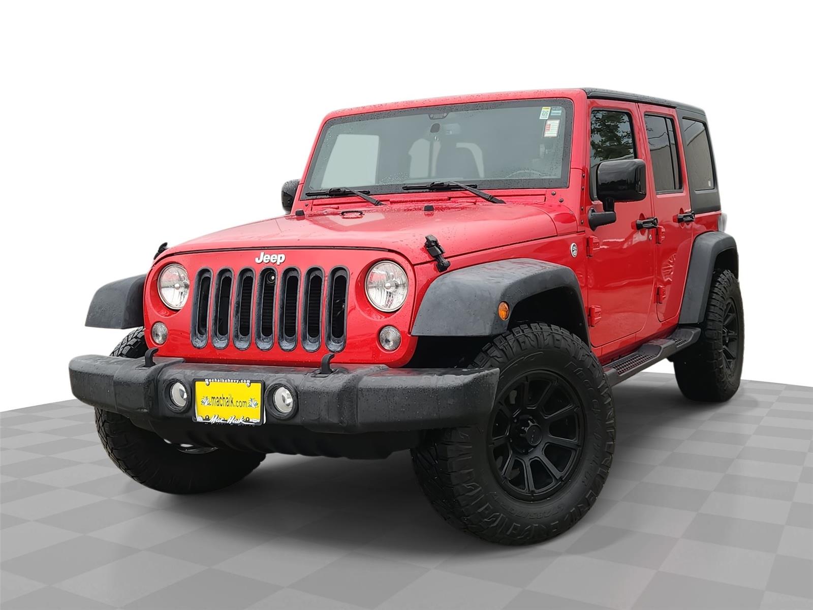 Firecracker Red Clear Coat 2015 Jeep Wrangler SUV / Crossover Four-Wheel Drive 5-Speed Automatic