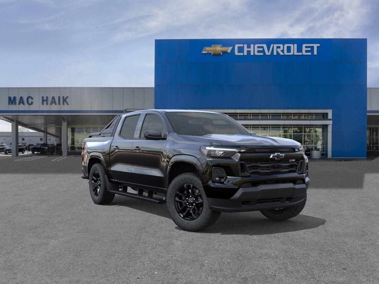 Black 2026 Chevrolet Colorado Pickup Truck Four-Wheel Drive 8-Speed Automatic