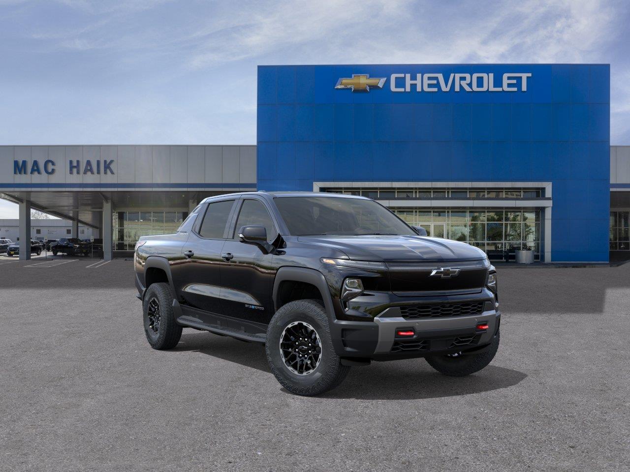 Black 2026 Chevrolet Silverado EV Pickup Truck All-Wheel Drive Automatic