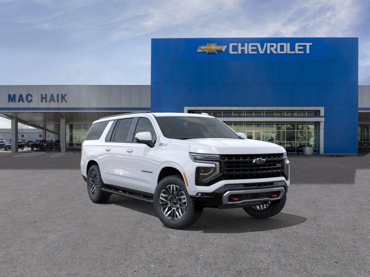 Summit White 2026 Chevrolet Suburban SUV / Crossover Four-Wheel Drive Automatic