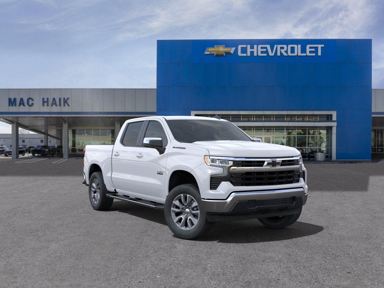 Summit White 2025 Chevrolet Silverado 1500 Pickup Truck 4X2 Automatic