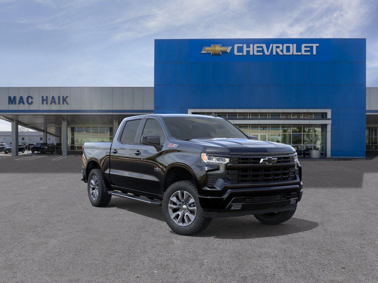Black 2026 Chevrolet Silverado 1500 Pickup Truck Four-Wheel Drive Automatic