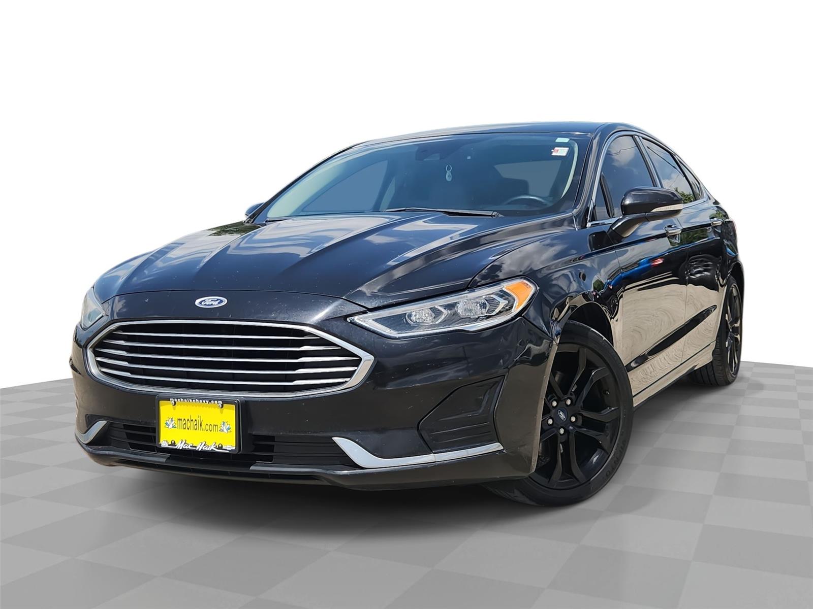 Agate Black 2019 Ford Fusion Sedan Front-Wheel Drive 6-Speed Automatic