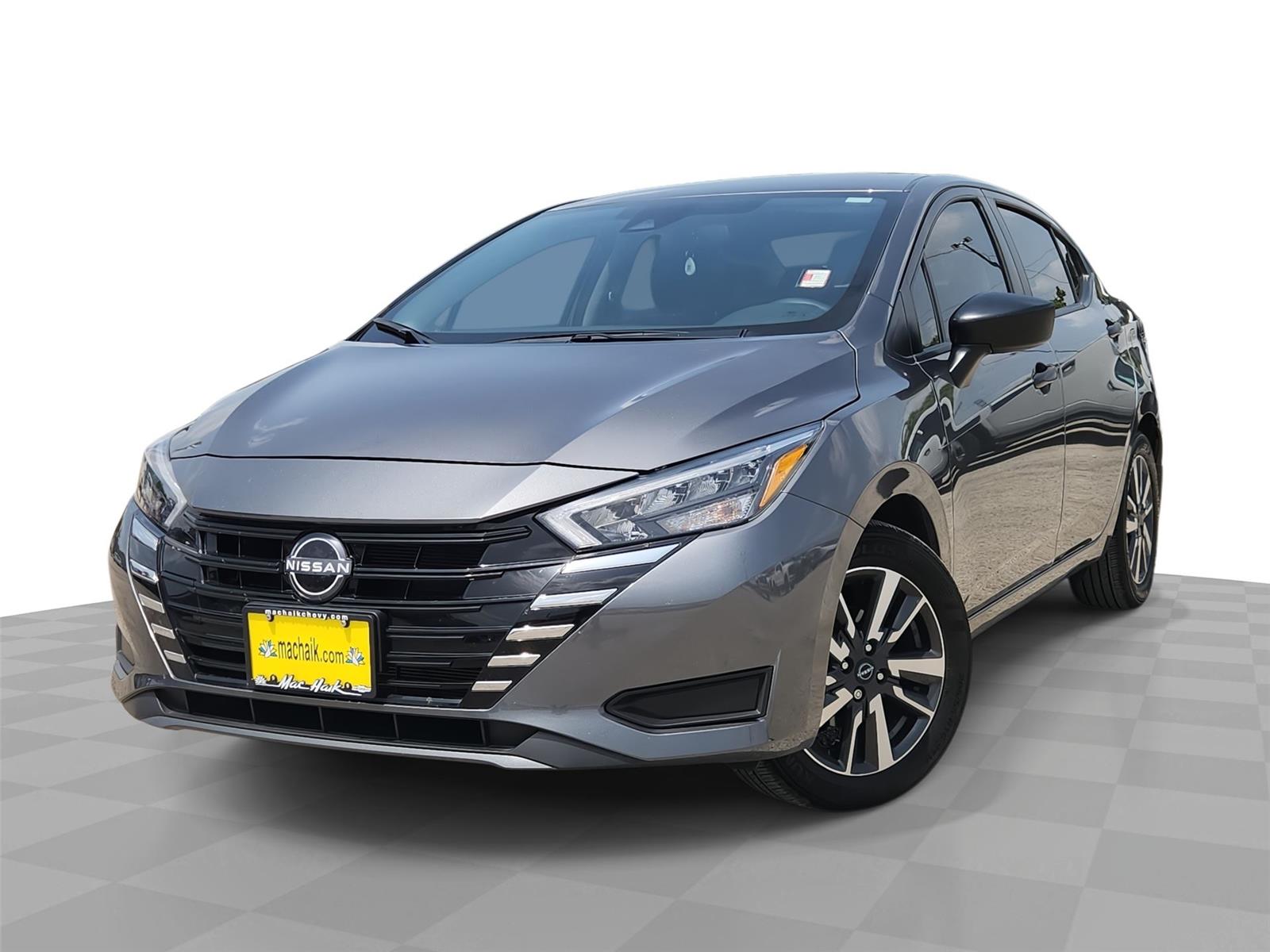 Gray (Gun Metallic) 2025 Nissan Versa Sedan Front-Wheel Drive Continuously Variable Transmission