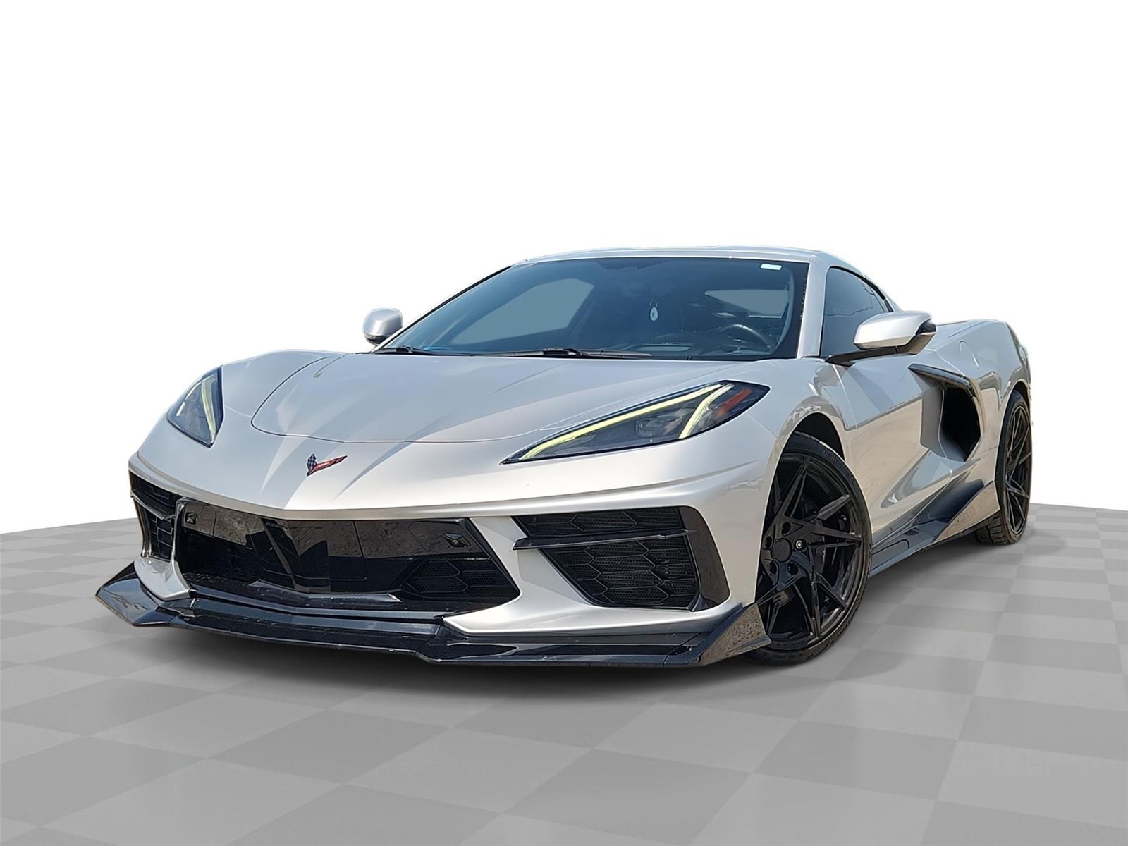Blade Silver Metallic 2020 Chevrolet Corvette Coupe Rear-Wheel Drive 8-Speed Dual Clutch