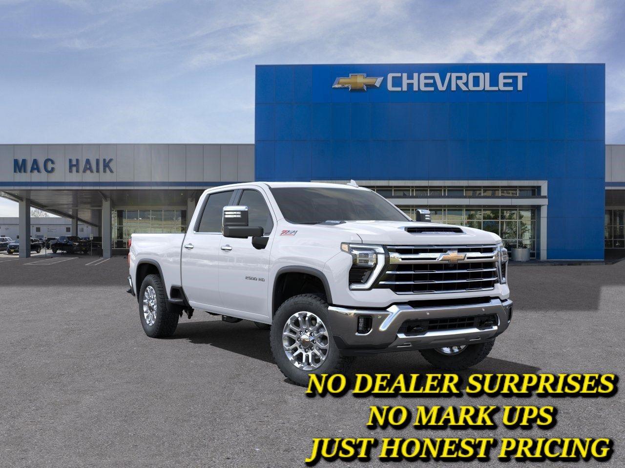 Summit White 2025 Chevrolet Silverado 2500HD Pickup Truck Four-Wheel Drive Automatic