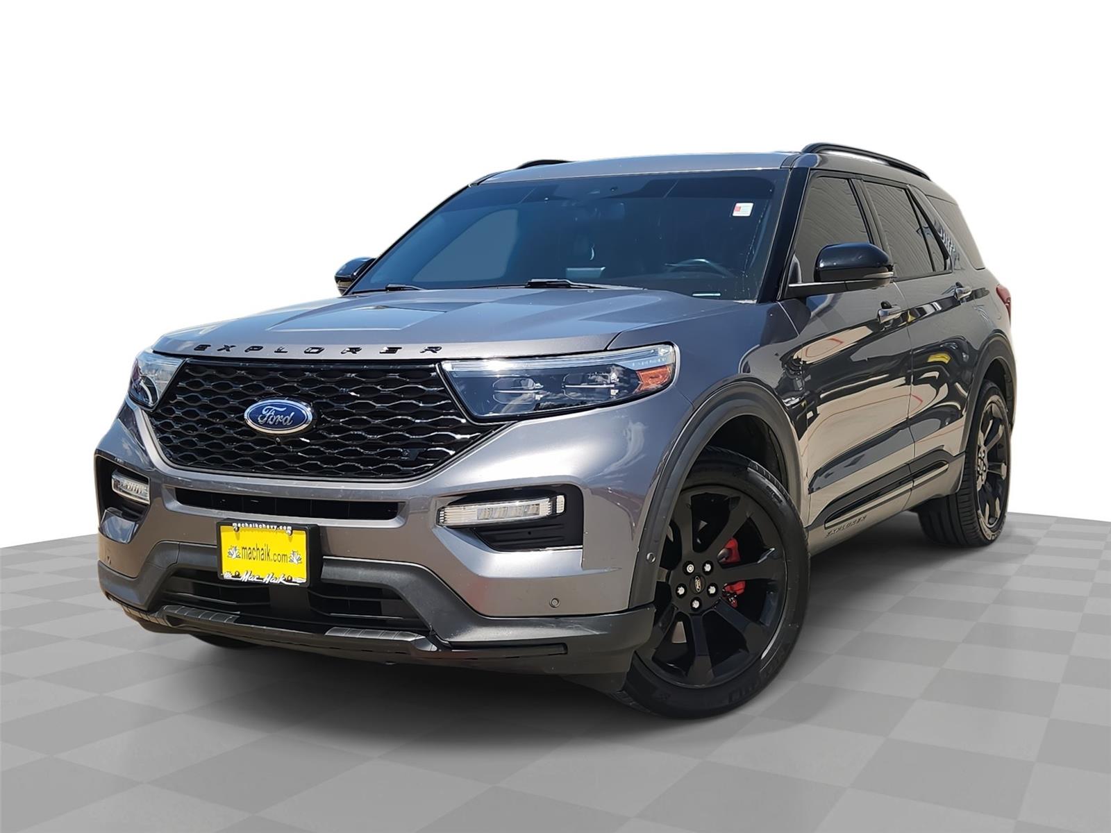 Carbonized Gray 2022 Ford Explorer SUV / Crossover All-Wheel Drive Automatic