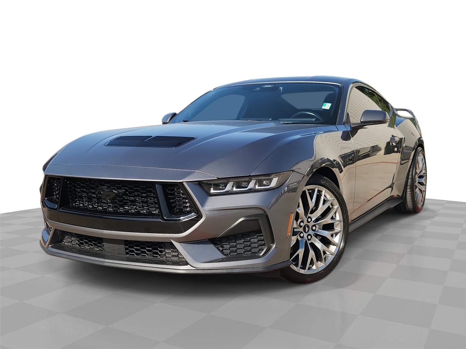 Carbonized Gray 2024 Ford Mustang Coupe Rear-Wheel Drive 6-Speed Manual