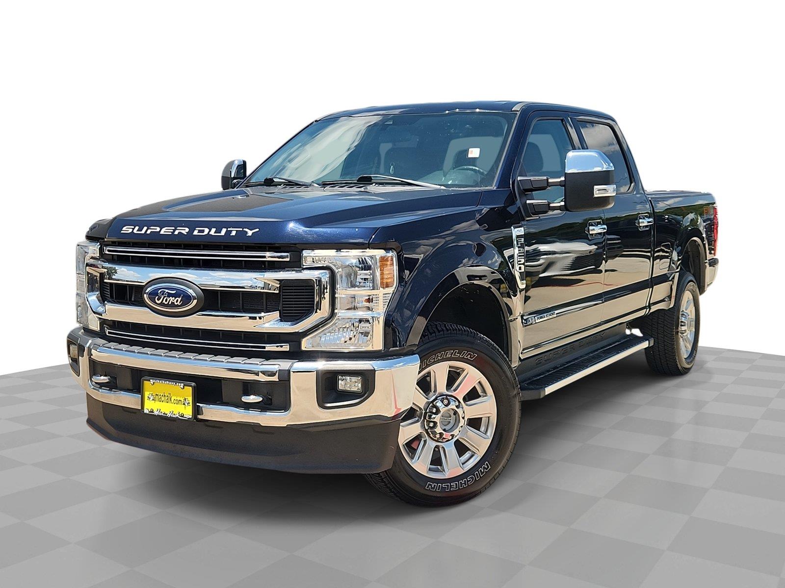 Antimatter Blue 2021 Ford F-250 Super Duty Pickup Truck Four-Wheel Drive Automatic