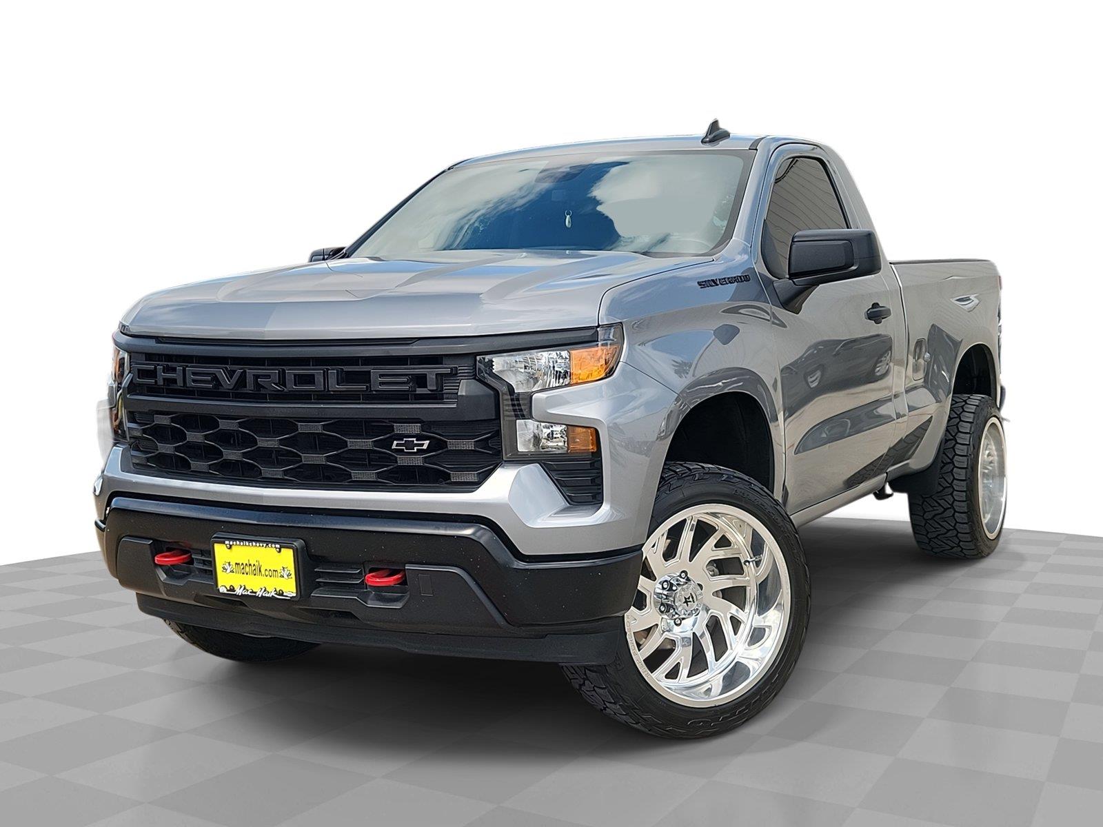 Sterling Gray Metallic 2024 Chevrolet Silverado 1500 Pickup Truck 4X2 8-Speed Automatic