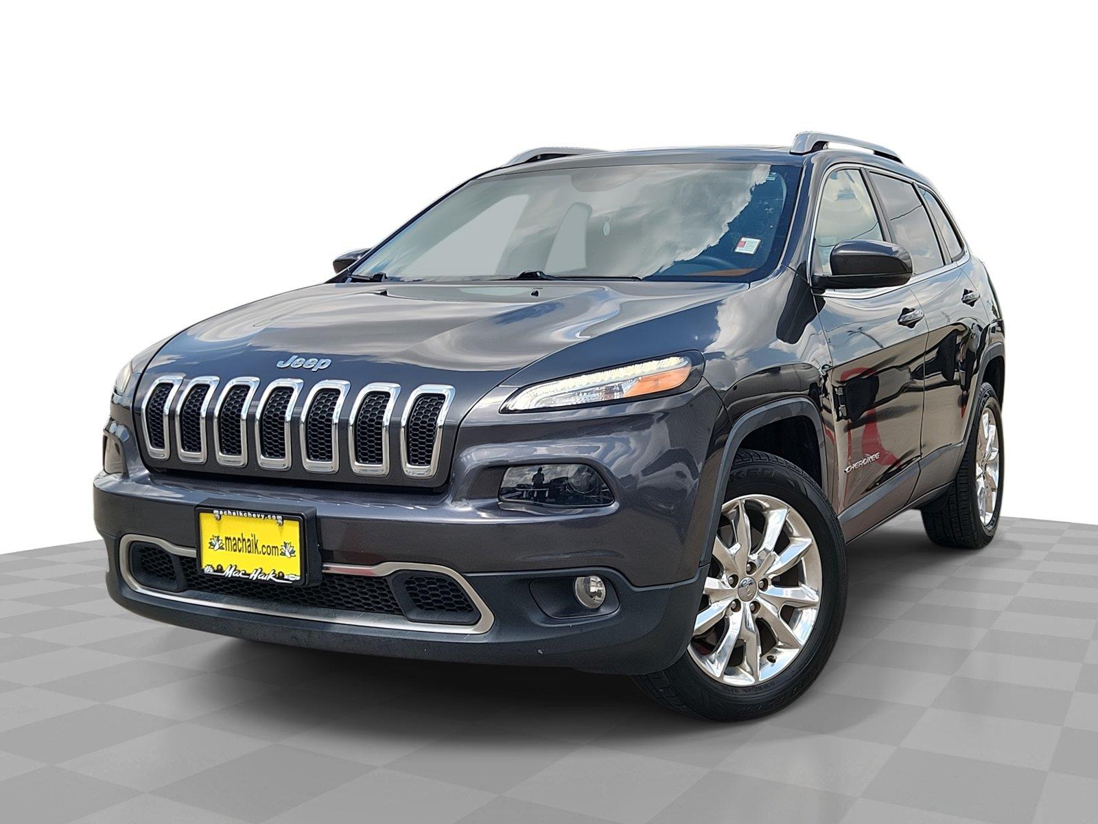 Gray (Granite Crystal Metallic Clearcoat) 2015 Jeep Cherokee SUV / Crossover Four-Wheel Drive 9-Speed Automatic