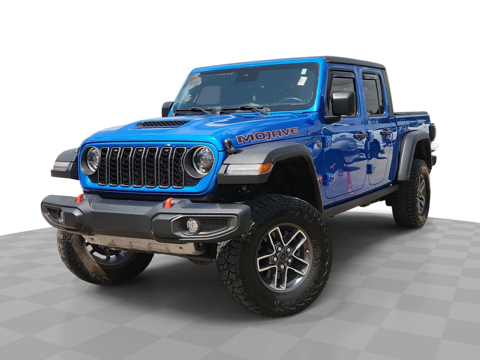 Hydro Blue Pearlcoat 2024 Jeep Gladiator Pickup Truck Four-Wheel Drive 8-Speed Automatic