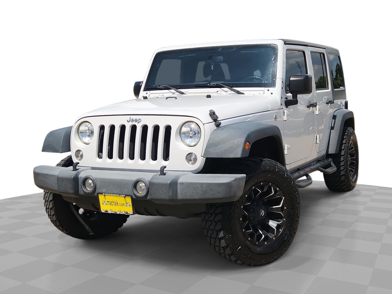 Bright White Clearcoat 2017 Jeep Wrangler SUV / Crossover Four-Wheel Drive 6-Speed Manual
