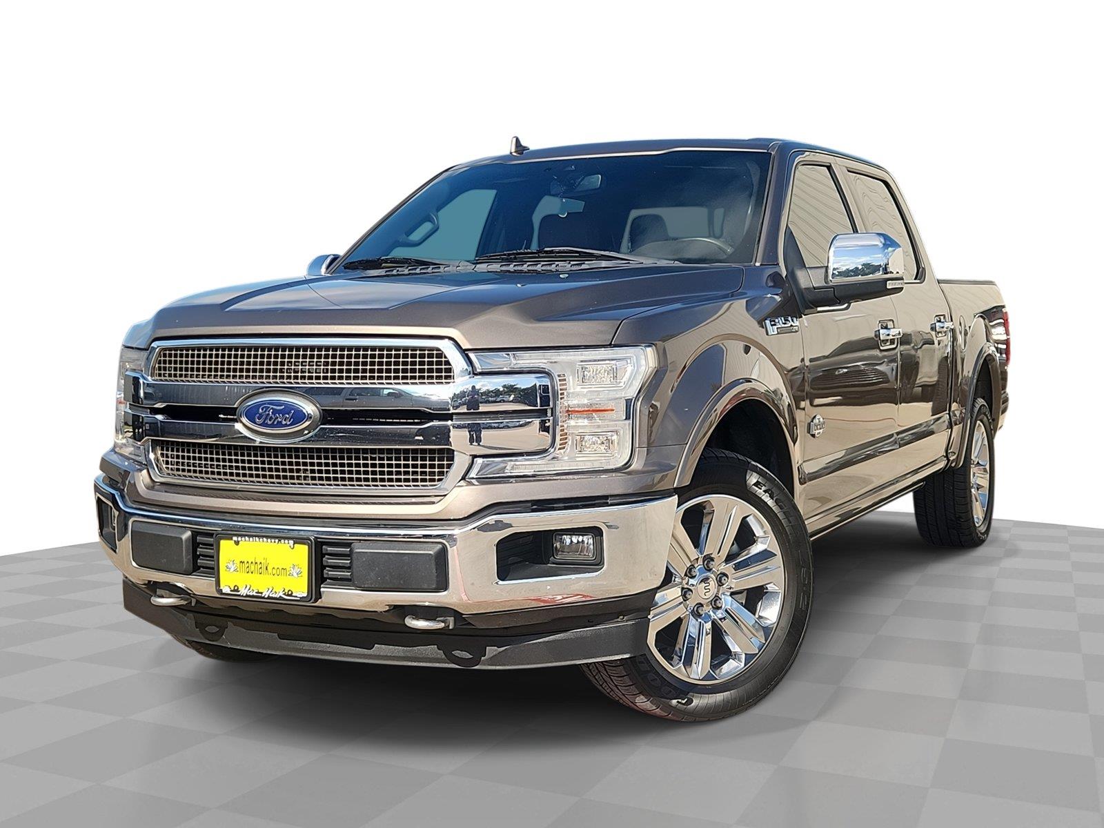 Stone Gray 2018 Ford F-150 Pickup Truck Four-Wheel Drive Automatic