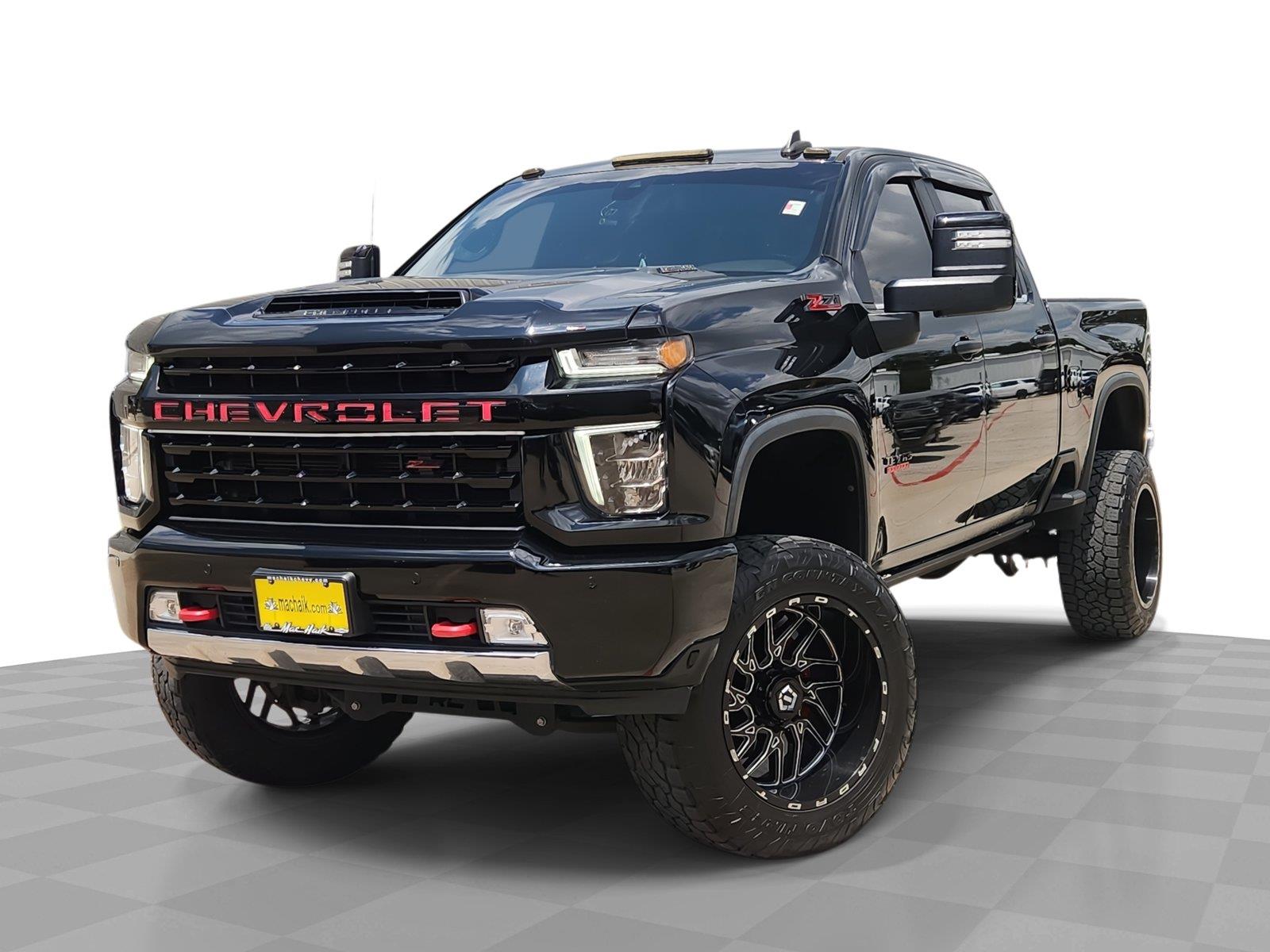 Black 2021 Chevrolet Silverado 2500HD Pickup Truck Four-Wheel Drive Automatic