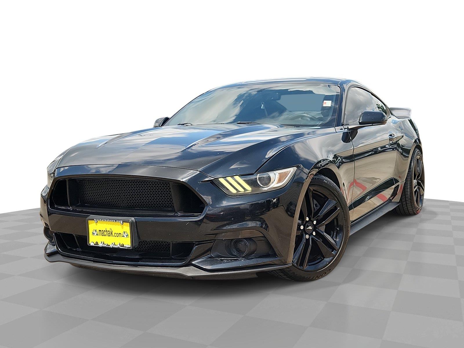 Shadow Black 2016 Ford Mustang Coupe Rear-Wheel Drive 6-Speed Automatic