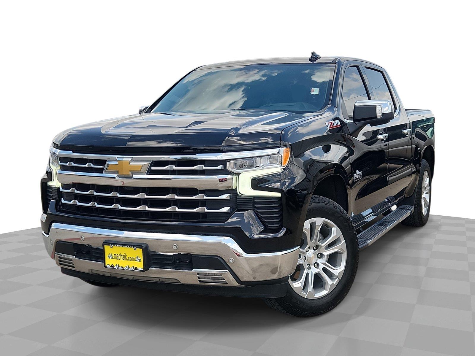 Black 2024 Chevrolet Silverado 1500 Pickup Truck Four-Wheel Drive Automatic
