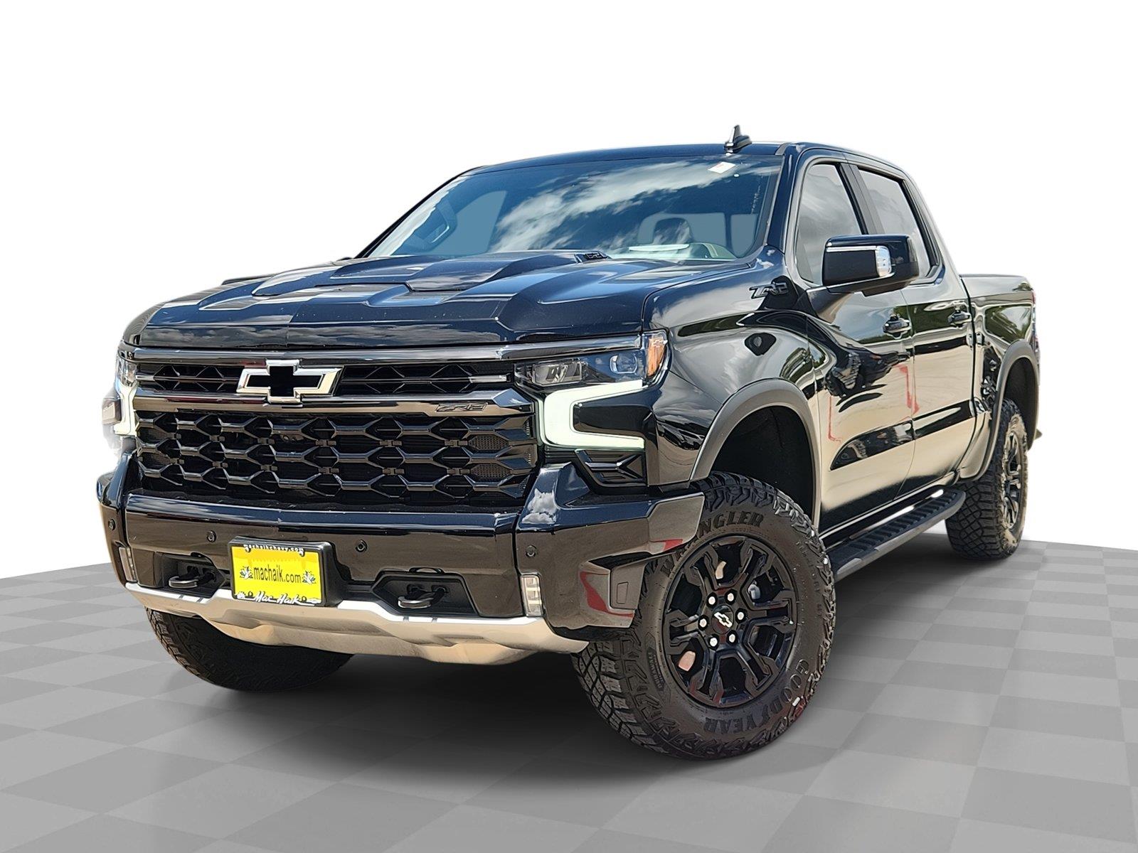 Black 2025 Chevrolet Silverado 1500 Pickup Truck Four-Wheel Drive Automatic