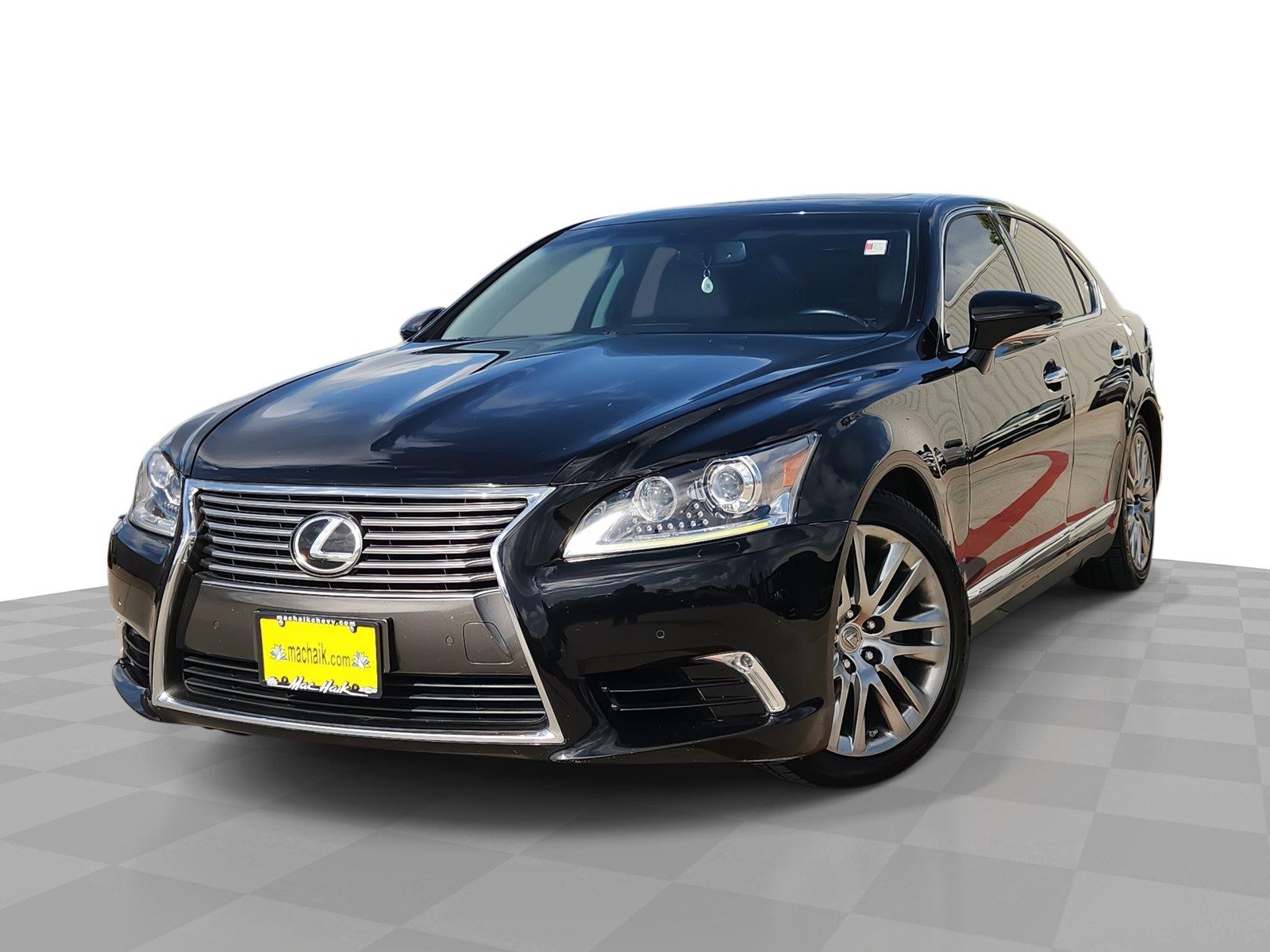 Black (Obsidian) 2014 Lexus LS Sedan Rear-Wheel Drive Automatic