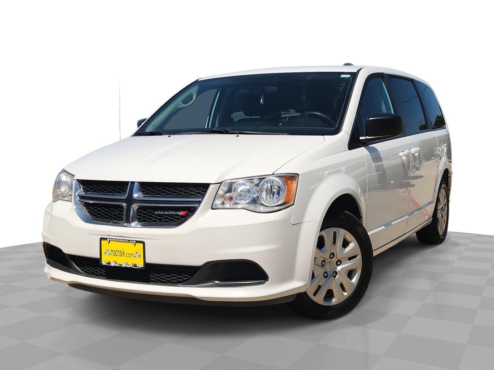 White Knuckle Clearcoat 2018 Dodge Grand Caravan Minivan Front-Wheel Drive 6-Speed Automatic