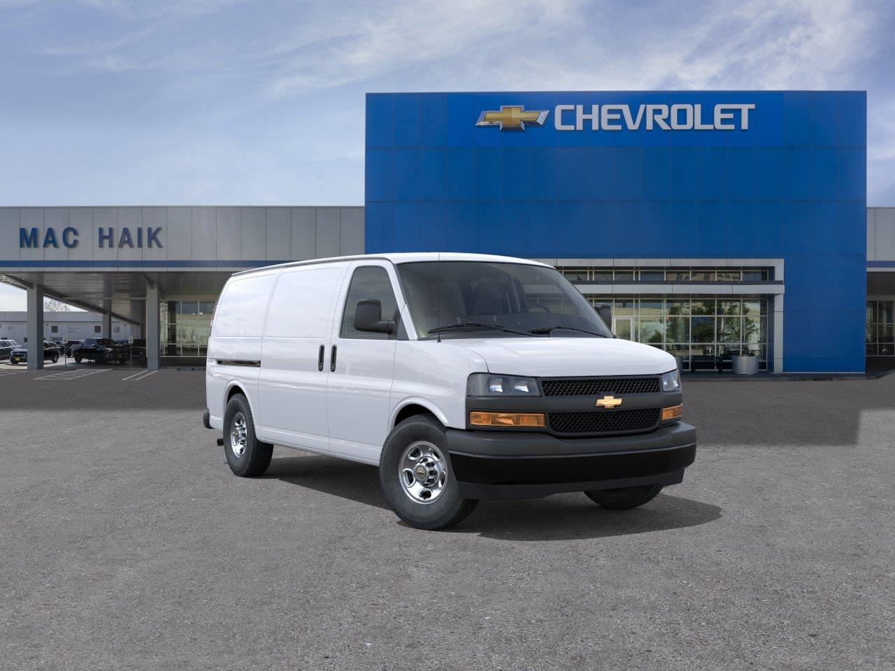 Summit White 2026 Chevrolet Express Cargo Van Rear-Wheel Drive 8-Speed Automatic Overdrive