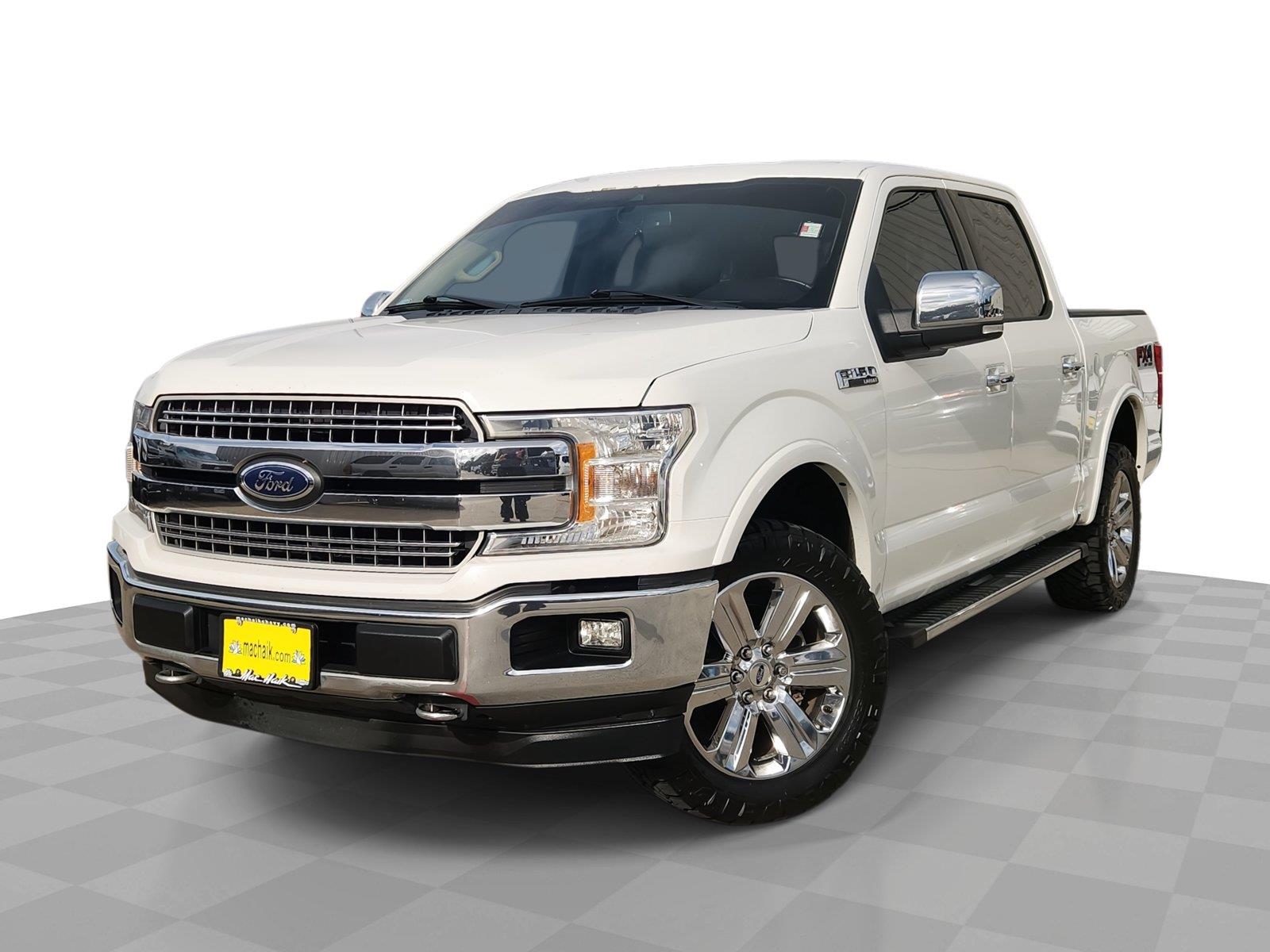 Star White Metallic Tri-Coat 2020 Ford F-150 Pickup Truck Four-Wheel Drive Automatic