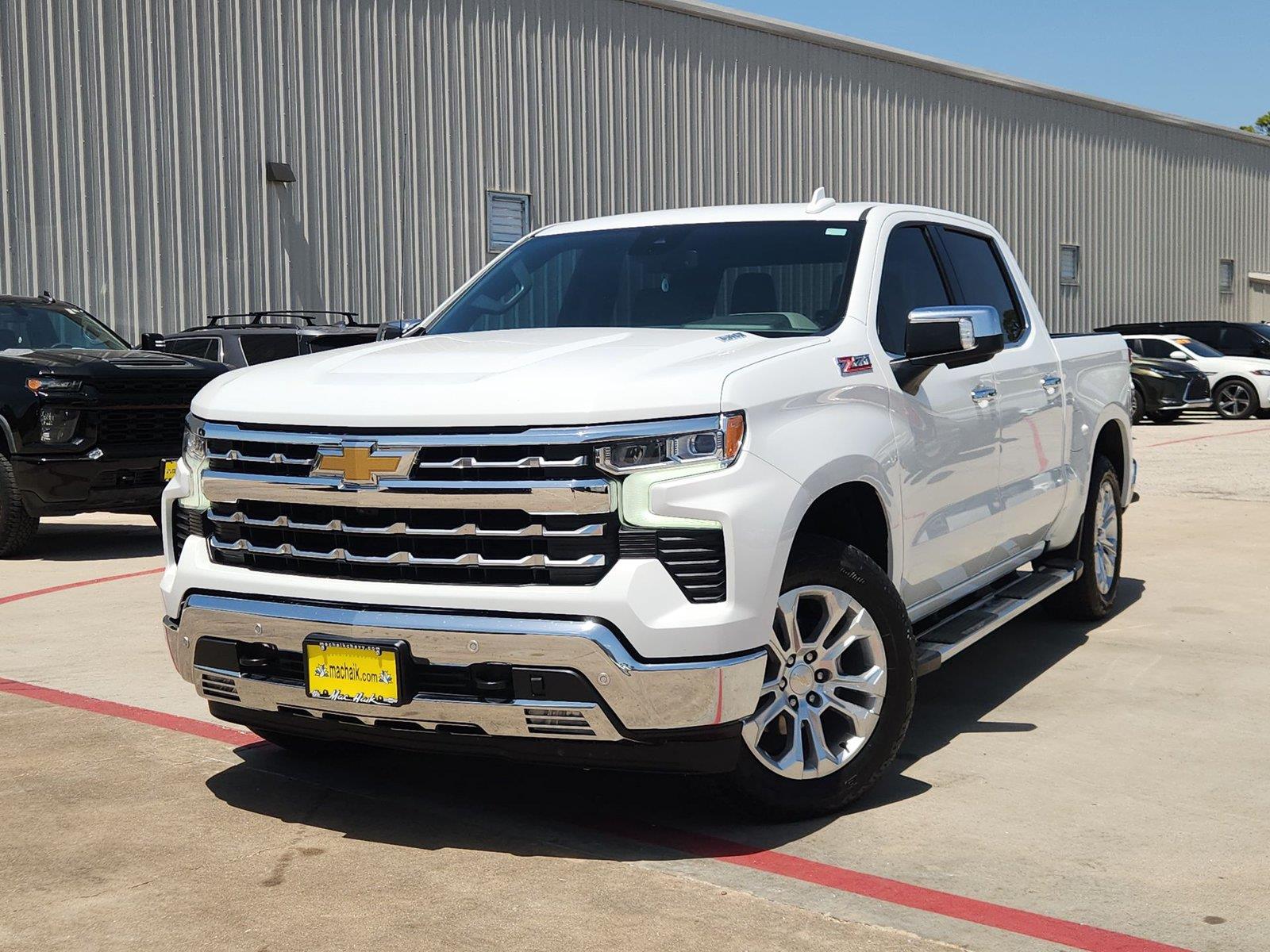 Summit White 2023 Chevrolet Silverado 1500 Pickup Truck Four-Wheel Drive Automatic