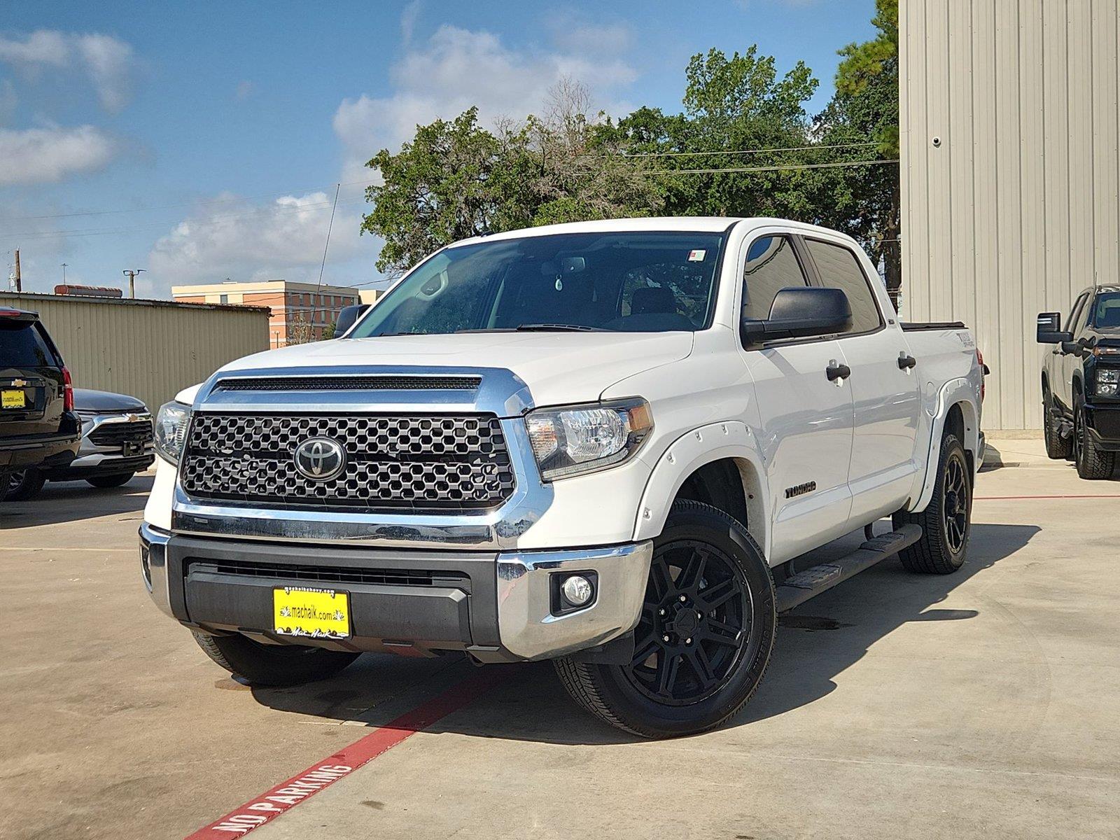 Super White 2019 Toyota Tundra Pickup Truck 4X2 6-Speed Automatic